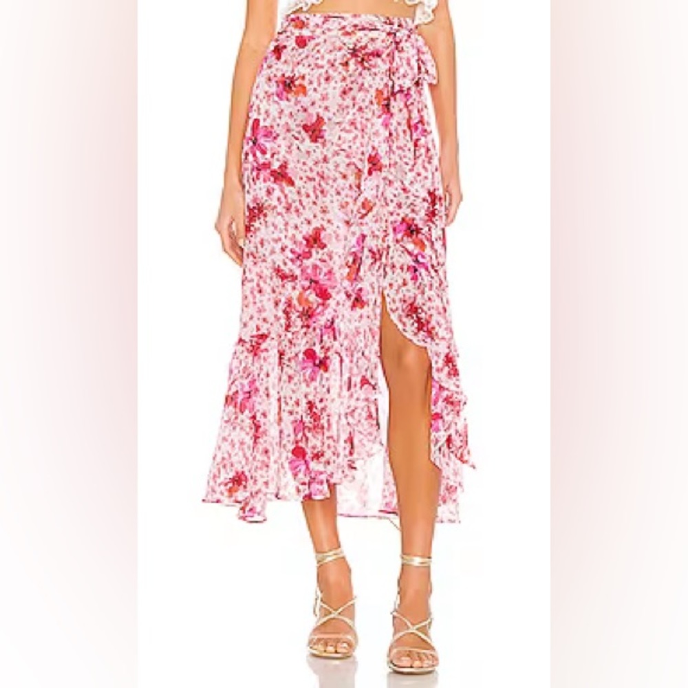 🩷 REVOLVE MISA Los Angeles Themis Skirt in Gardenia medium 🩷